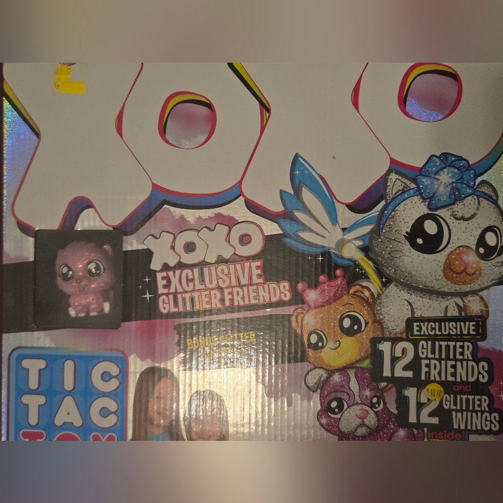XOXO Exclusive Glitter Friends - Pink, Blue, Brown